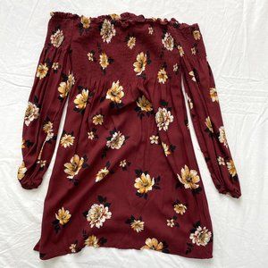 Floral Off-The-Shoulder Summer Dress - Target Xhilaration Brand